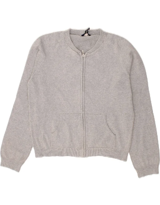 GAP Womens Tracksuit Top Jacket UK 18 XL Grey Cotton Boat Neck Shawl Collar Notched Collar GAP Womens Tracksuit Top Jacket UK 18 XL Grey Cotton Boat Neck Shawl Collar Notched Collar