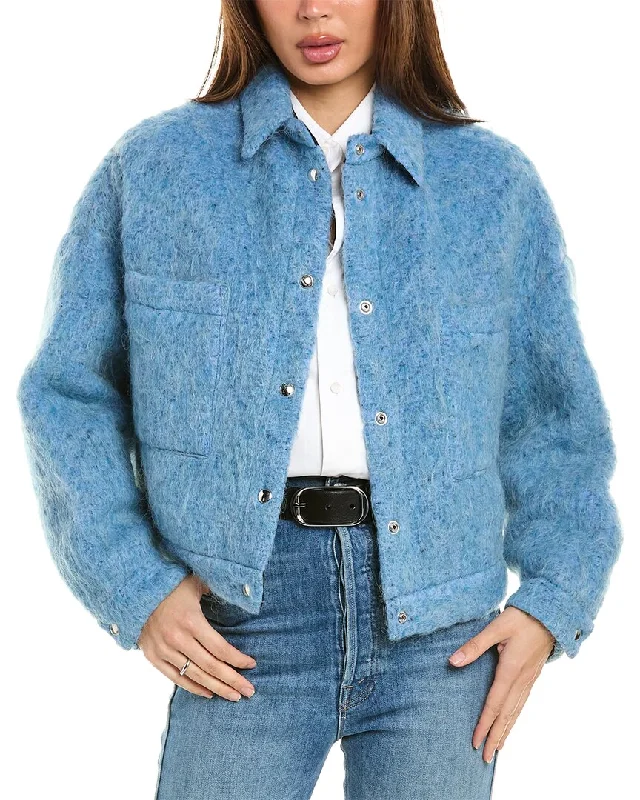 IRO Domal Wool-Blend Jacket Lace Jacket Ribbed Jacket Sequined Jacket