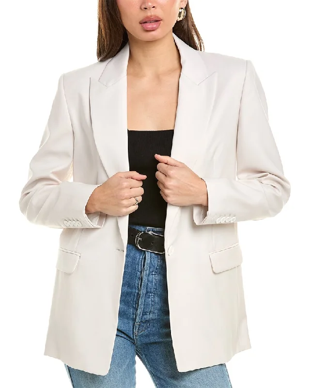 IRO Mella Wool-Blend Jacket Plaid Jacket Tartan Jacket Houndstooth Jacket