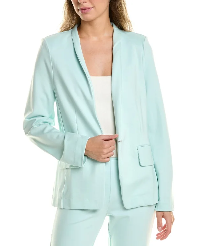 Isaac Mizrahi Collarless Jacket