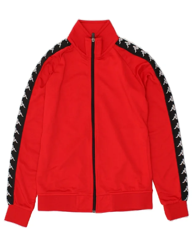 KAPPA Womens Graphic Tracksuit Top Jacket UK 10 Small Red Colourblock Rayon Jacket Velvet Jacket Corduroy Jacket KAPPA Womens Graphic Tracksuit Top Jacket UK 10 Small Red Colourblock Rayon Jacket Velvet Jacket Corduroy Jacket