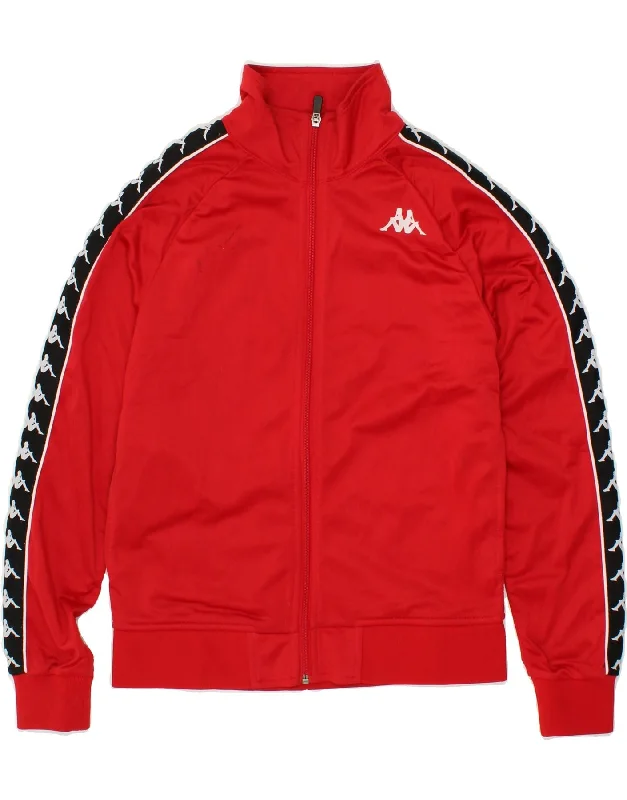 KAPPA Womens Graphic Tracksuit Top Jacket UK 6 XS Red Polyester Faux Fur Jacket Real Fur Jacket Shearling Jacket KAPPA Womens Graphic Tracksuit Top Jacket UK 6 XS Red Polyester Faux Fur Jacket Real Fur Jacket Shearling Jacket