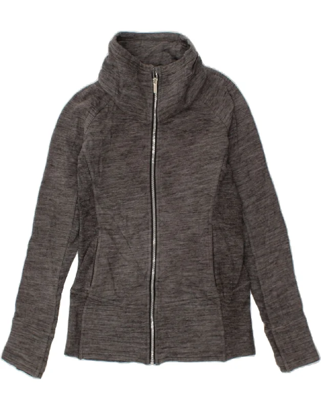 LULULEMON Womens Tracksuit Top Jacket US 8 Medium Grey Embroidered Jacket Appliqued Jacket Beaded Jacket LULULEMON Womens Tracksuit Top Jacket US 8 Medium Grey Embroidered Jacket Appliqued Jacket Beaded Jacket