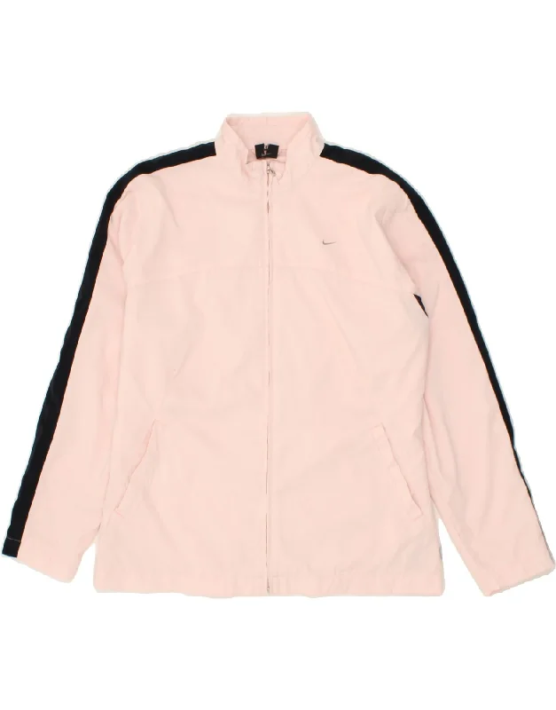 NIKE Womens Tracksuit Top Jacket UK 14/16 Large Pink Polyester Plaid Jacket Tartan Jacket Houndstooth Jacket NIKE Womens Tracksuit Top Jacket UK 14/16 Large Pink Polyester Plaid Jacket Tartan Jacket Houndstooth Jacket