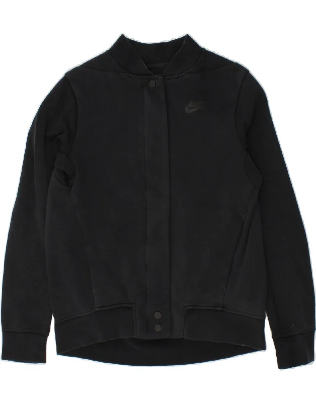 NIKE Womens Tracksuit Top Jacket UK 6 XS Black Cotton Chenille Fabric Brocade Fabric Lace Fabric NIKE Womens Tracksuit Top Jacket UK 6 XS Black Cotton Chenille Fabric Brocade Fabric Lace Fabric