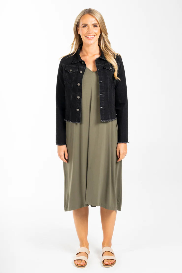 PQ | Frayed Denim Jacket Ribbed Jacket Pleated Jacket Ruffled Jacket