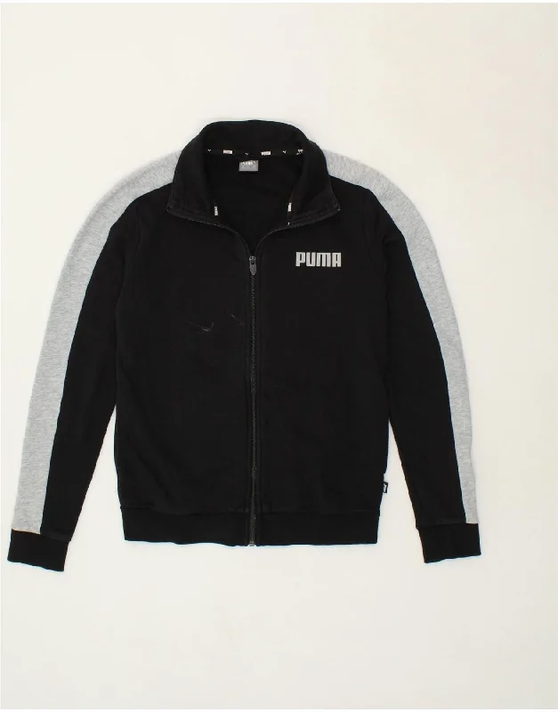 PUMA Womens Graphic Tracksuit Top Jacket UK 10 Small Black Colourblock Oversized Jacket Tailored Jacket Straight Jacket PUMA Womens Graphic Tracksuit Top Jacket UK 10 Small Black Colourblock Oversized Jacket Tailored Jacket Straight Jacket