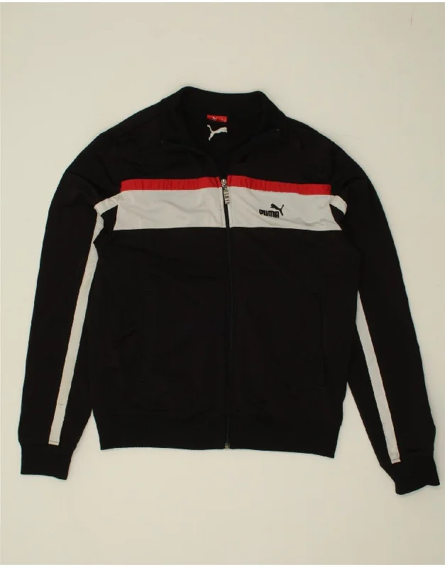 PUMA Womens Tracksuit Top Jacket Large Black Colourblock One-Shoulder Jacket Off-the-Shoulder Jacket Asymmetrical Jacket PUMA Womens Tracksuit Top Jacket Large Black Colourblock One-Shoulder Jacket Off-the-Shoulder Jacket Asymmetrical Jacket