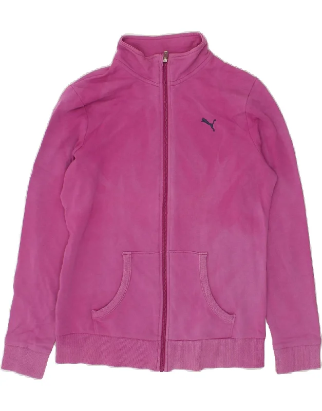 PUMA Womens Tracksuit Top Jacket UK 12 Medium Pink Cotton Rayon Fabric Velvet Fabric Corduroy Fabric PUMA Womens Tracksuit Top Jacket UK 12 Medium Pink Cotton Rayon Fabric Velvet Fabric Corduroy Fabric