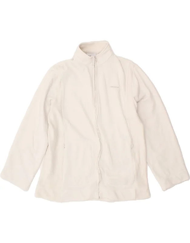 REEBOK Womens Tracksuit Top Jacket UK 14 Large White Cotton Jersey Jacket Tulle Jacket Batik Jacket REEBOK Womens Tracksuit Top Jacket UK 14 Large White Cotton Jersey Jacket Tulle Jacket Batik Jacket