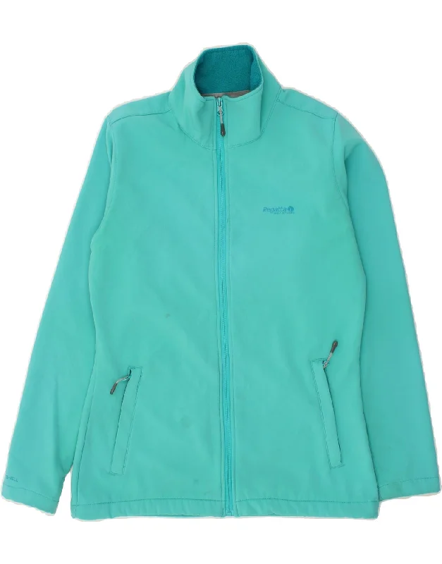 REGATTA Womens Tracksuit Top Jacket UK 10 Small Turquoise Polyester Toggled Jacket Drawstring Jacket Belted Jacket REGATTA Womens Tracksuit Top Jacket UK 10 Small Turquoise Polyester Toggled Jacket Drawstring Jacket Belted Jacket