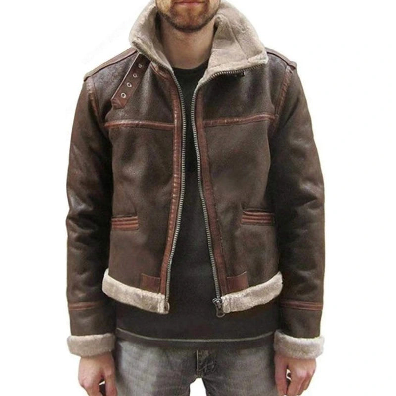 Resident Evil 4 Leon Kennedy Shearling Jacket Denim Jacket Leather Jacket Suede Jacket Resident Evil 4 Leon Kennedy Shearling Jacket Denim Jacket Leather Jacket Suede Jacket