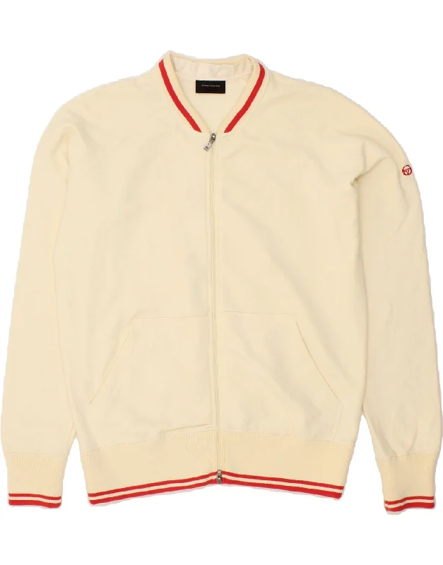 SERGIO TACCHINI Womens Tracksuit Top Jacket IT 48 XL Beige Cotton Nylon Fabric Polyester Fabric Spandex Fabric SERGIO TACCHINI Womens Tracksuit Top Jacket IT 48 XL Beige Cotton Nylon Fabric Polyester Fabric Spandex Fabric