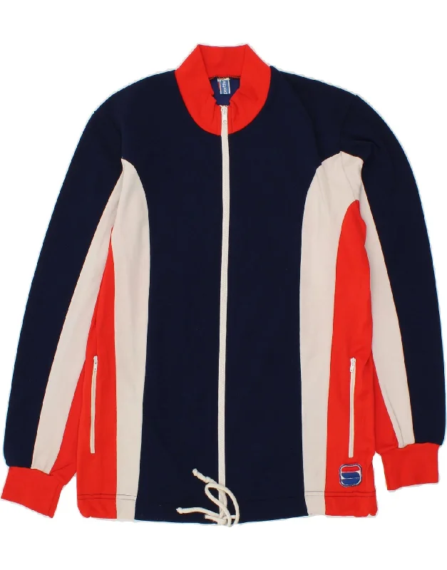 SPORTFUL Womens Tracksuit Top Jacket IT 46 Large Navy Blue Colourblock Herringbone Jacket Checkered Jacket Solid Jacket SPORTFUL Womens Tracksuit Top Jacket IT 46 Large Navy Blue Colourblock Herringbone Jacket Checkered Jacket Solid Jacket