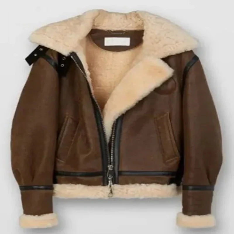 Suzie Billie Piper Leather Jacket Quilted Jacket Puffer Jacket Insulated Jacket