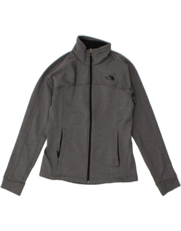 THE NORTH FACE Womens Tracksuit Top Jacket UK 10 Small Grey Polyester Welt Pockets Slit Pockets Flap Pockets THE NORTH FACE Womens Tracksuit Top Jacket UK 10 Small Grey Polyester Welt Pockets Slit Pockets Flap Pockets