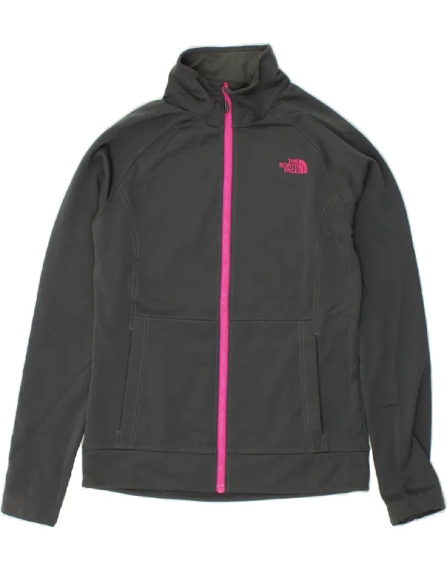 THE NORTH FACE Womens Tracksuit Top Jacket UK 12 Medium Grey Cotton Nylon Jacket Polyester Jacket Spandex Jacket THE NORTH FACE Womens Tracksuit Top Jacket UK 12 Medium Grey Cotton Nylon Jacket Polyester Jacket Spandex Jacket