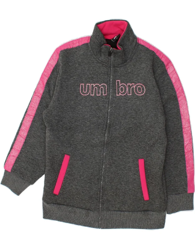 UMBRO Womens Graphic Tracksuit Top Jacket UK 14 Large Grey Cotton Corduroy Jacket Velvet Jacket Brocade Jacket UMBRO Womens Graphic Tracksuit Top Jacket UK 14 Large Grey Cotton Corduroy Jacket Velvet Jacket Brocade Jacket