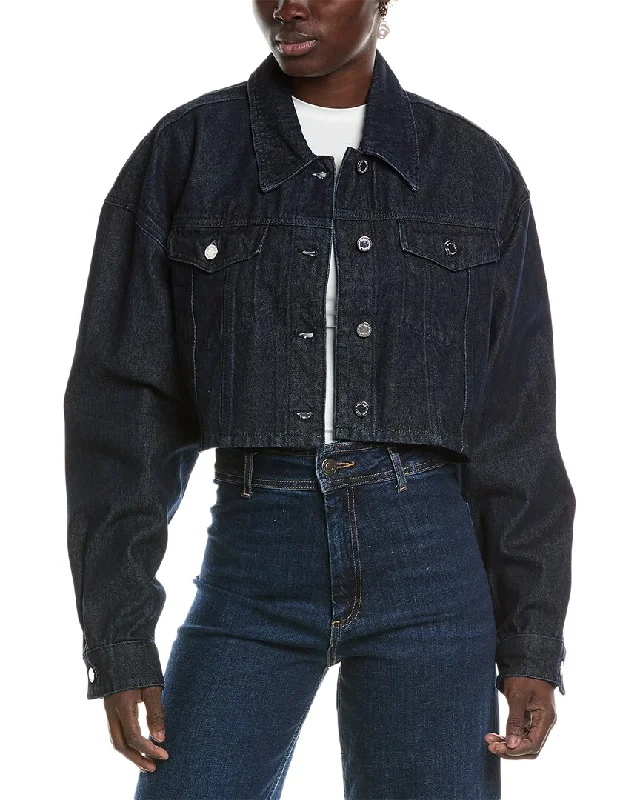 WeWoreWhat Cropped Denim Jacket