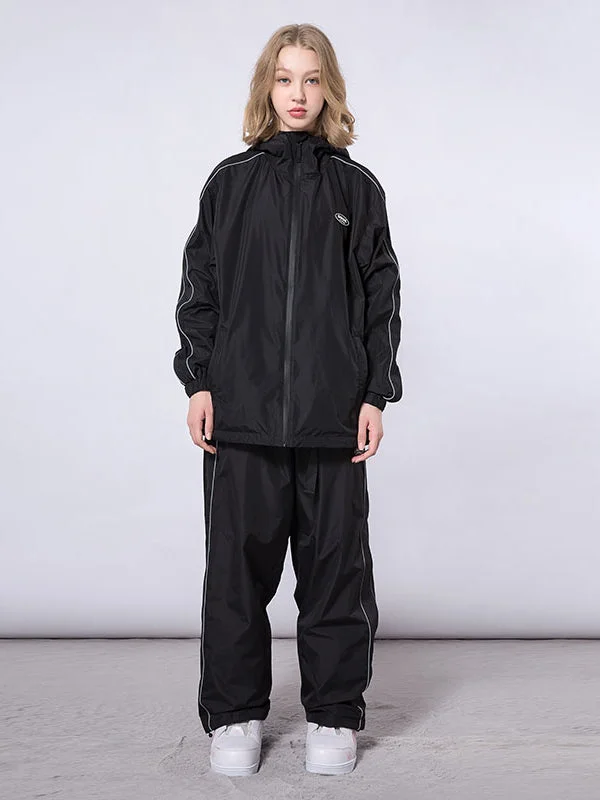 Women's Dook Snow Track Stripe Snowboard Jacket & Pants Snowsuit Wool Jacket Cashmere Jacket Tweed Jacket Women's Dook Snow Track Stripe Snowboard Jacket & Pants Snowsuit Wool Jacket Cashmere Jacket Tweed Jacket
