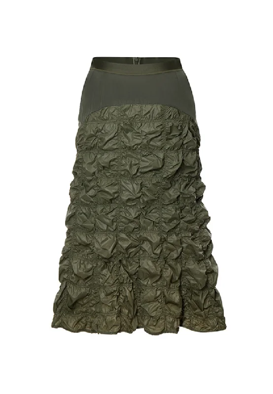AP Signature Midi Mermaid Skirt elastic waist skirt
