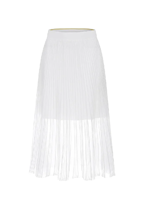 Hot Shot Easy-care Lightweight Pleated Skirt corduroy skirt durable