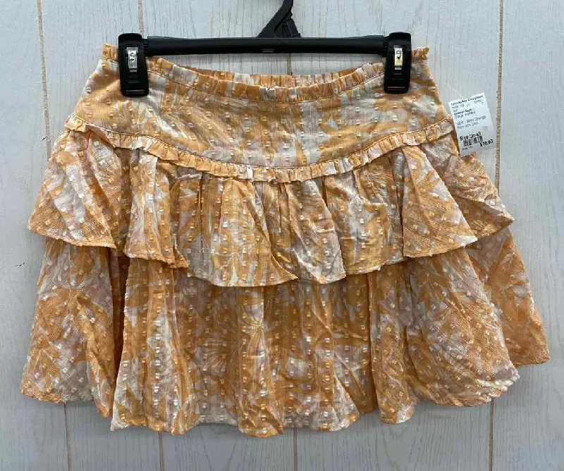 American Eagle Orange Womens Size Small Skirt