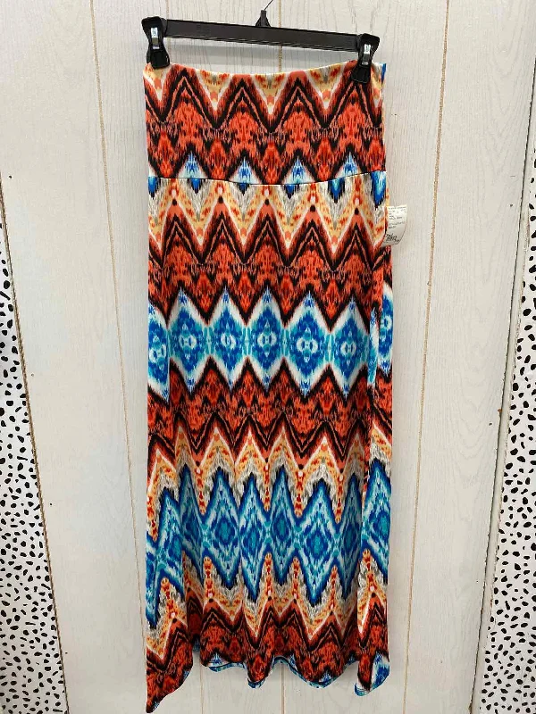 Azules Multi-Color Womens Size 6 Skirt lace skirt feminine