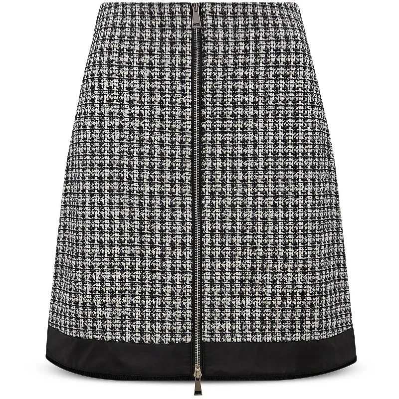 Womens Tweed Midi Skirt velvet skirt sumptuous