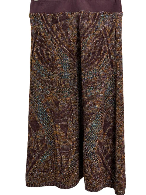 cecilia prado Size M burgandy Skirt chiffon skirt airy