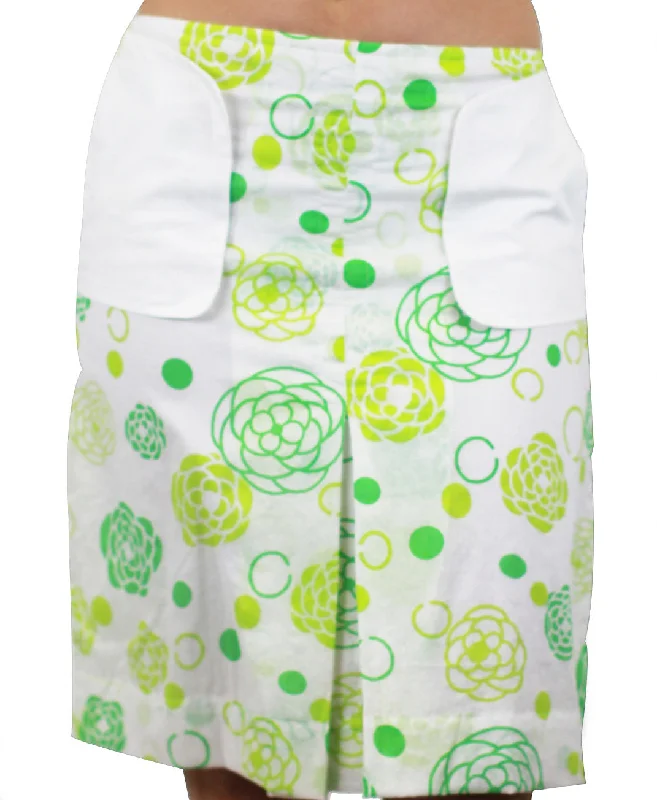 CUSTO BARCELONA Women's Lux ATM Green Floral Print Skirt 293524 $94 NWT summer skirt style CUSTO BARCELONA Women's Lux ATM Green Floral Print Skirt 293524 $94 NWT summer skirt style