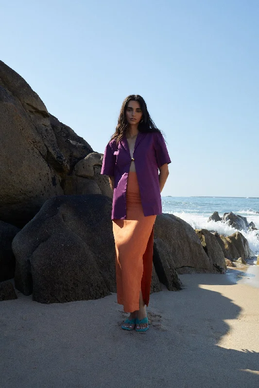 Jewel Skirt Orange boho skirt vibe