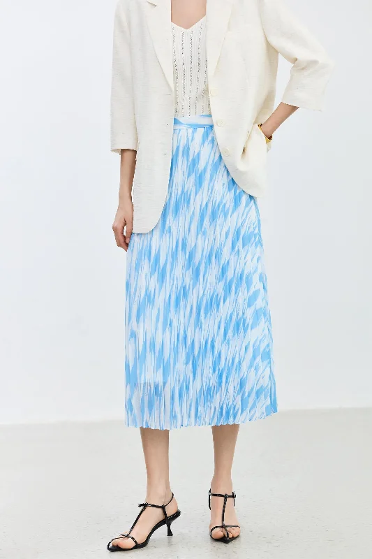 LILY Design Print Half Skirt