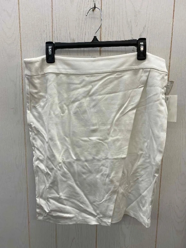 Liz Claiborne White Womens Size 10 Skirt