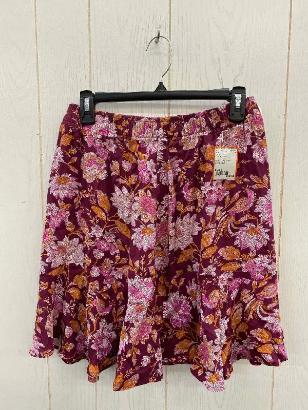 LOFT Pink Womens Size 6 Skirt