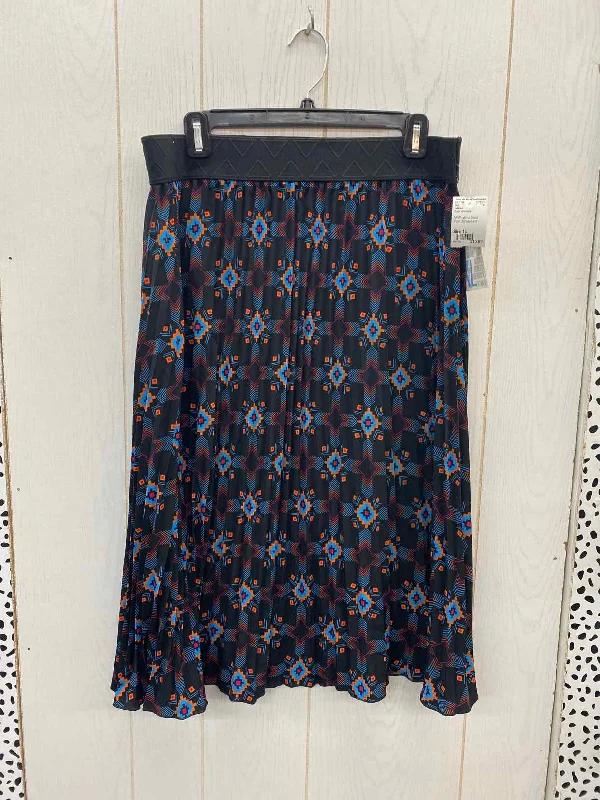 Lularoe Black Womens Size 16 Skirt corduroy skirt cozy