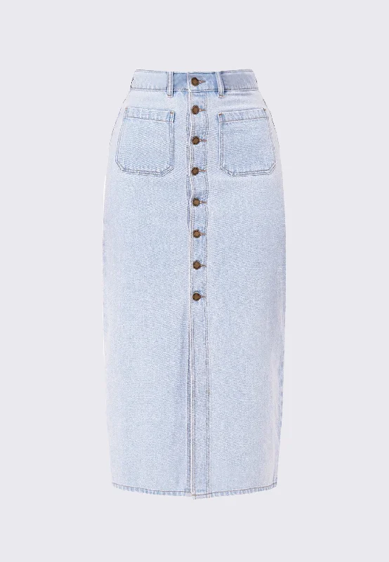 Sailor Skirt - Light Vintage Blue lace skirt feminine
