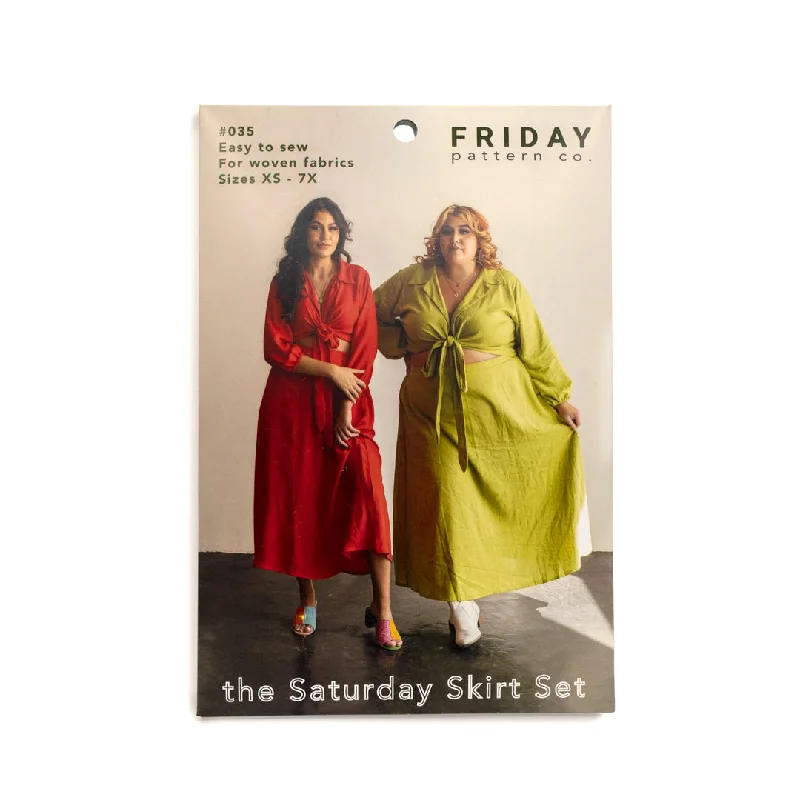 Saturday Skirt Set - Friday Pattern Co seamless skirt comfort