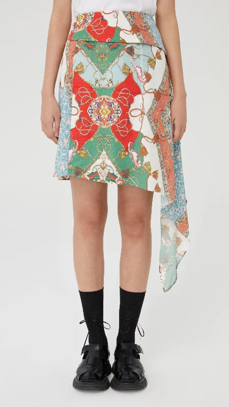 Scarf Skirt cotton skirt soft