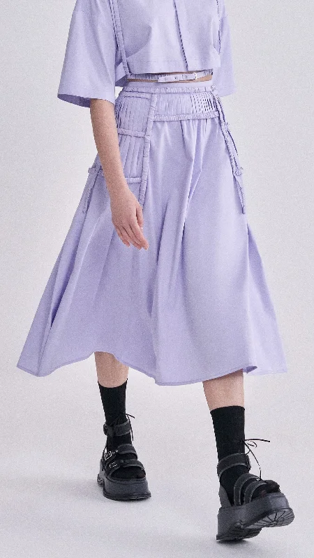 Skirt with Gathered Stripe vintage skirt charm