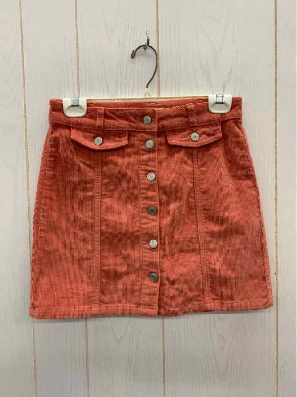 So Coral Junior Size 3 Skirt velvet skirt plush