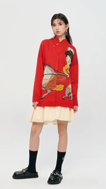 Irregular Ruffle Skirt patchwork skirt art