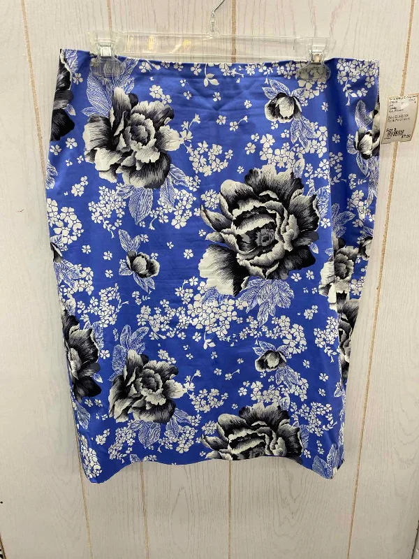 Talbots Blue Womens Size 8 Skirt