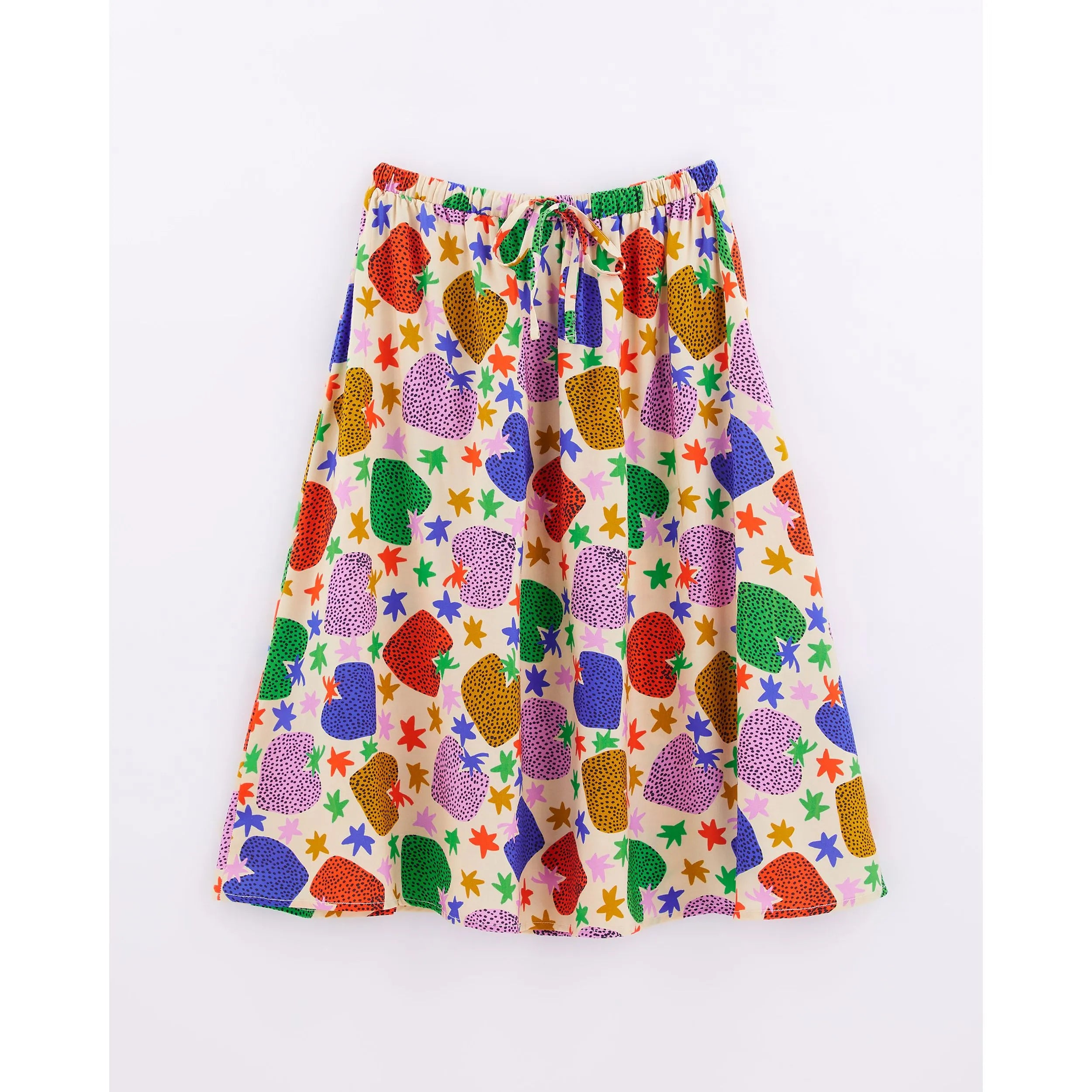 Morangueiro Skirt pleated skirt texture